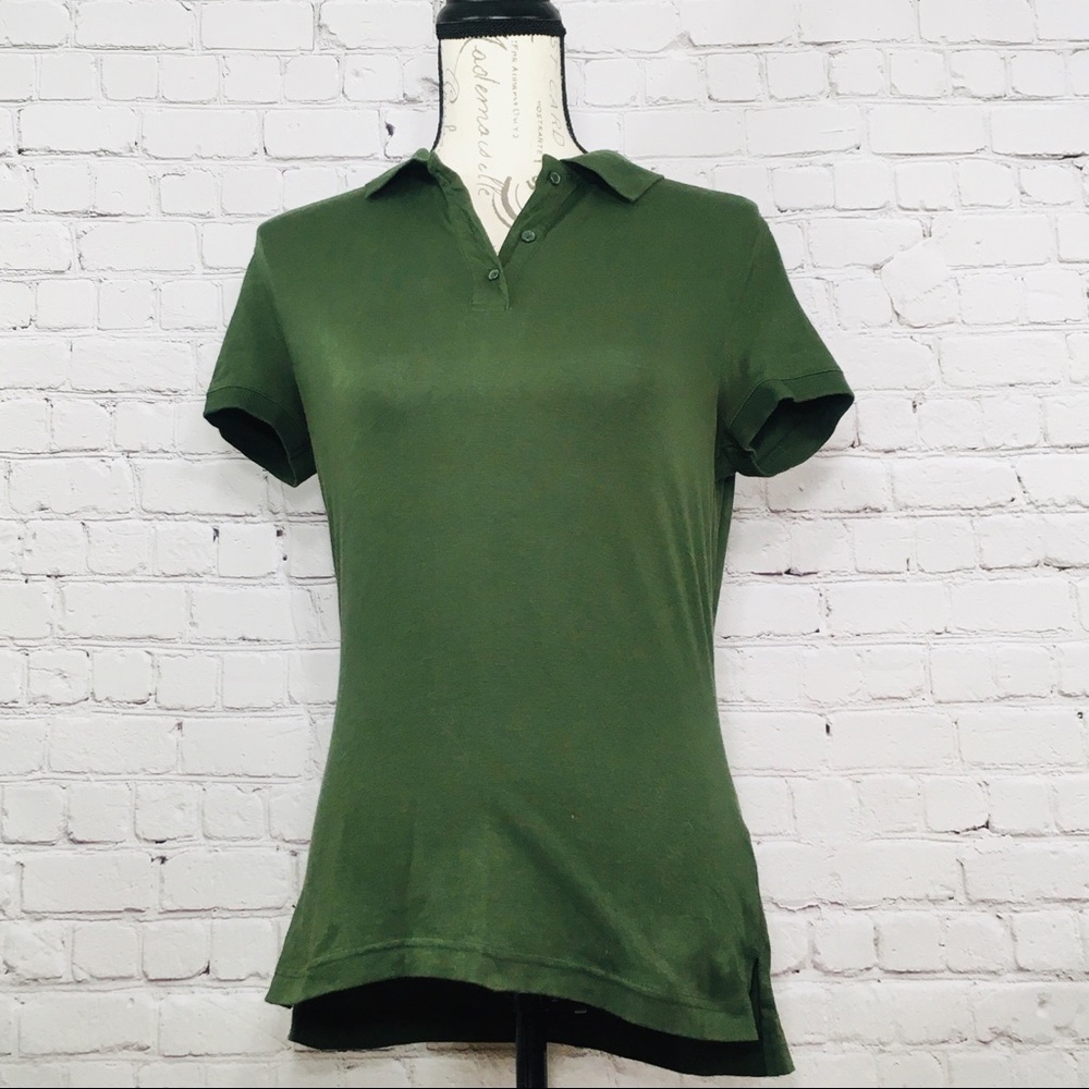 So Women's Polo Shirt green size medium